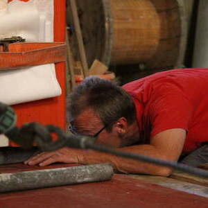 Transport des neuen Altars in den Linzer Mariendom