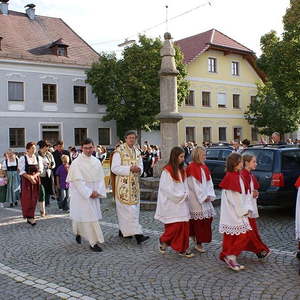 Erntedankfest mit Pfarrfoto