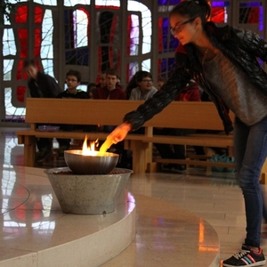 Bussfeier 2015 der Firmlinge in Haid