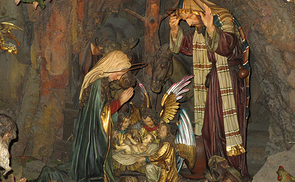 Die Geburt Jesu/Krippe im Mariendom Linz