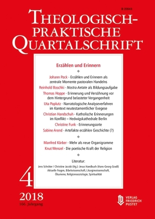 Cover Theologisch-praktische Quartalschrift 4/2018