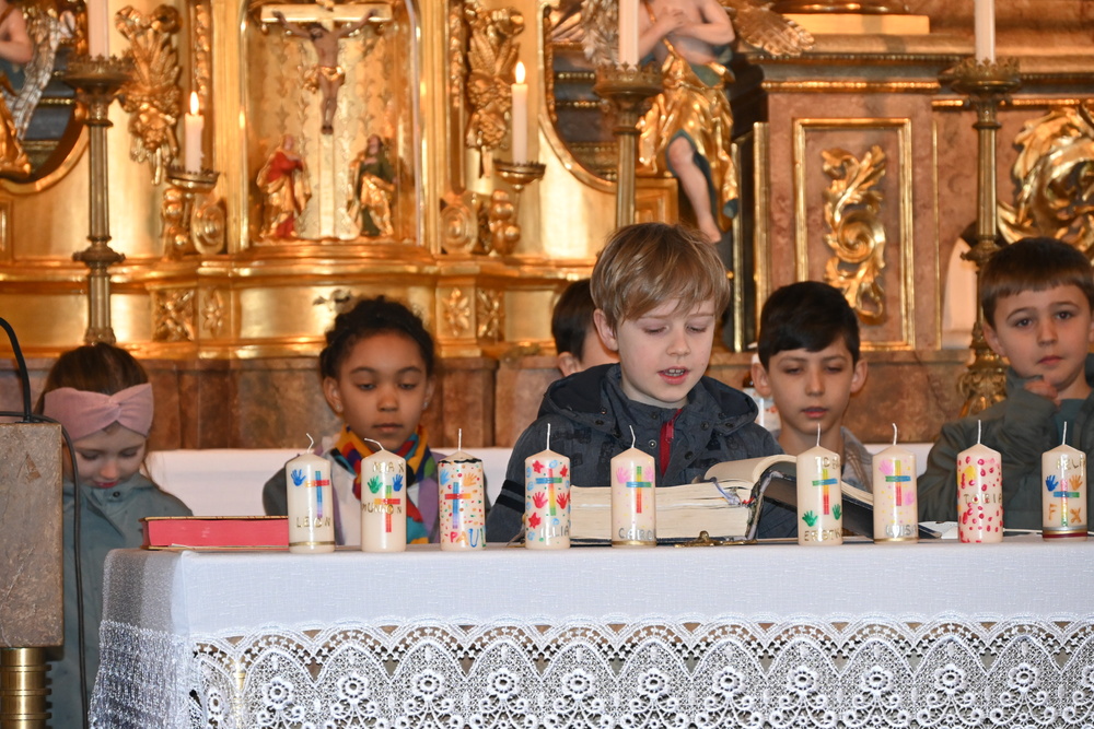 Vorstellung der Erstkommunionkinder Pramet 2025