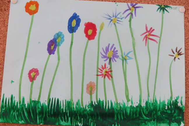 Frühlingsbeginn im Kindergarten