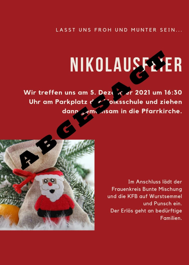 Flyer Nikolausfeier