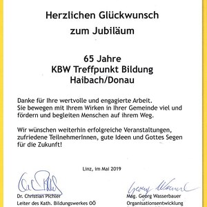 65 Jahre KBW-Haibach