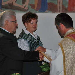 Feier der Jubelhochzeiten