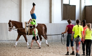Vorführung der Voltigiergruppe RT 24