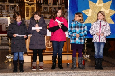 Kinder sprechen von ihrem Zacken am Stern