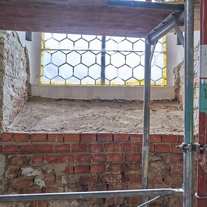 Vorbereitungsarbeiten für den Putz