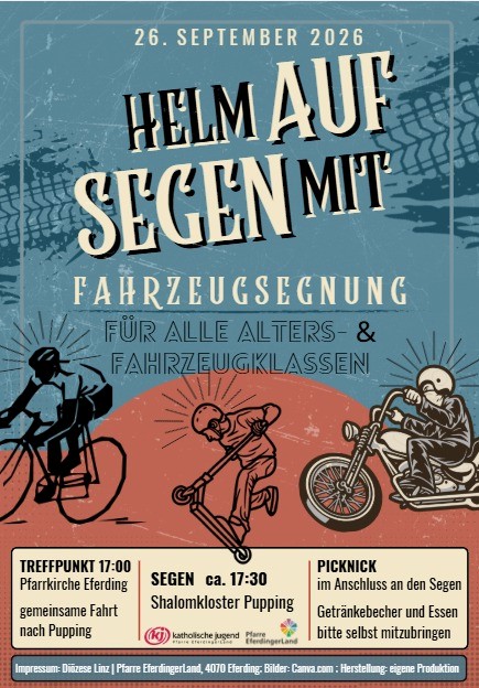 Helm auf - Segen mit