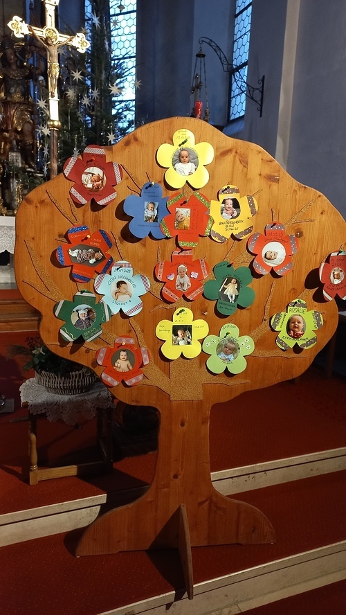 Neugetauften der Pfarrgemeinde