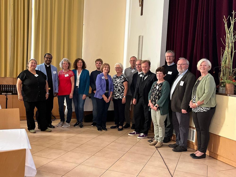 Das Kernteam, das den Prozess der Pfarrwerdung begleitet: (V. l.): Anita Feindert, Richard Ozoude, Andrea Pauzenberger, Christine Krempl, Matthias Watzinger, Gerti Hackenbuchner, Maria Schreckeneder, Wolfgang Froschauer, Johann Gmeiner, Ren? Schielin