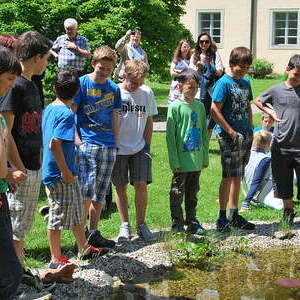 Die Lackener Firmlinge besuchen das Stift St. Florian