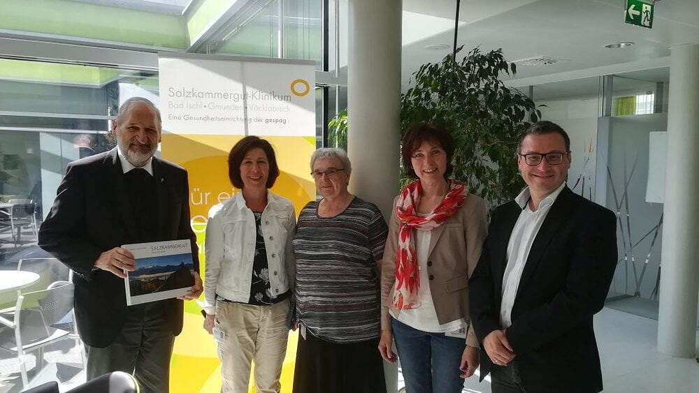 Bischofsvikar Willi Vieböck besucht das Salzkammergut-Klinikum Gmunden