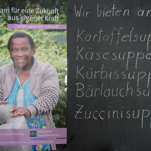 Fastensuppenessen der kfb anlässlich der Aktion Familienfasttag