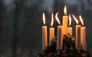Lichtkranz am Lucia-Tag