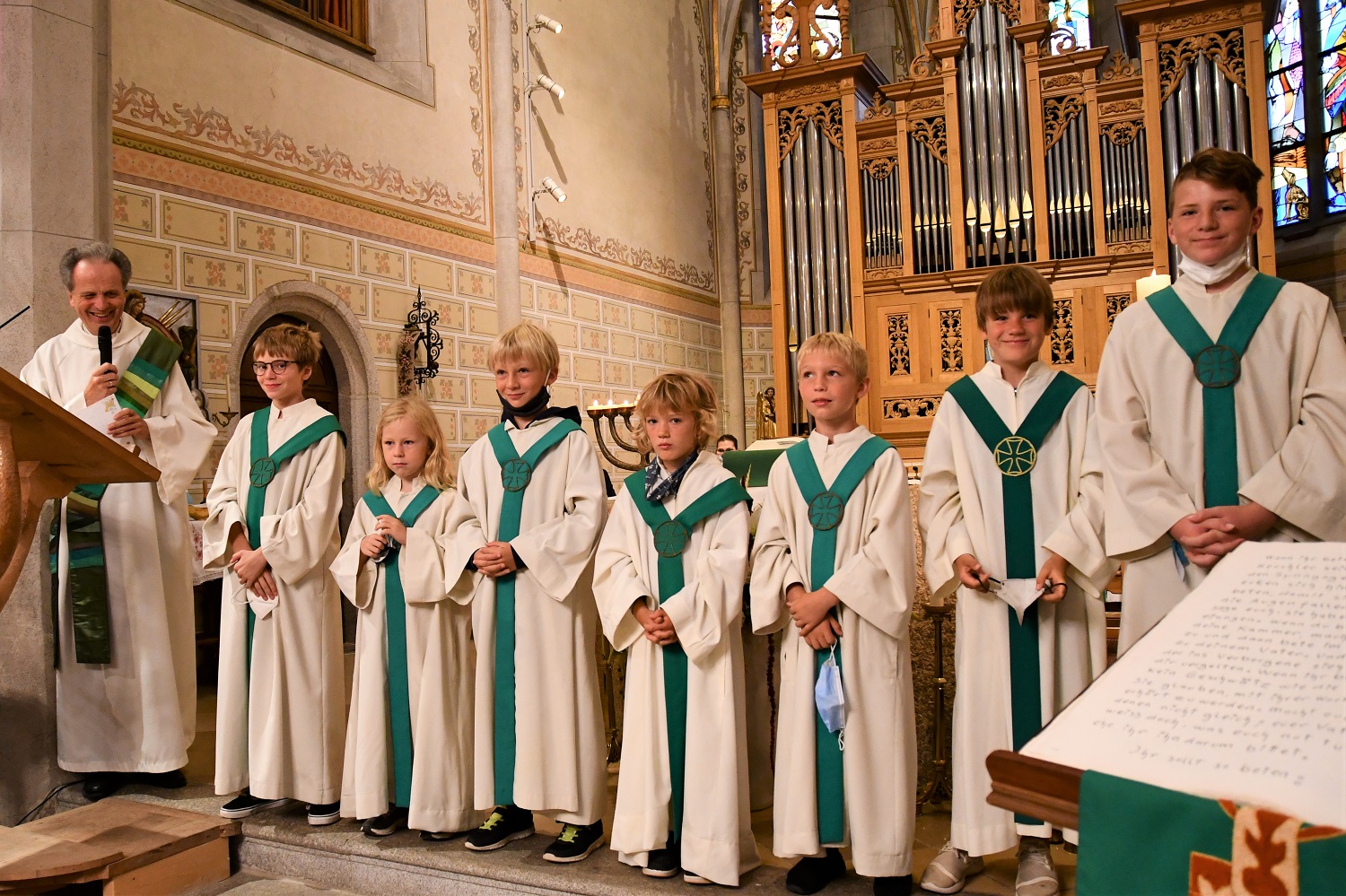 Vorstellung neue Ministranten