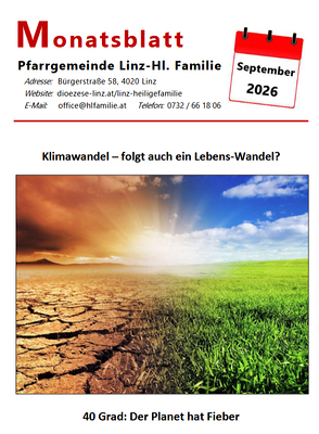Monatsblatt September 2026
