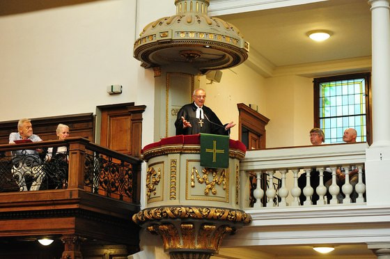 Bischof Bünker bei seiner Predigt