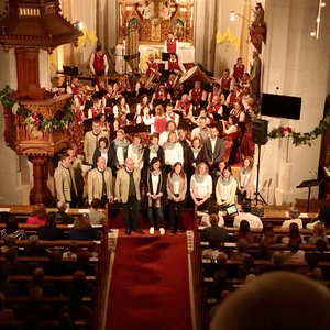 mit dem Musikverein Kleinraming, dem Behamberger Chor 'In ana Dur' und der Michlbauern Rud