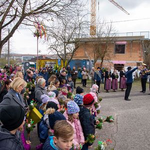 Palmprozession und Heilige Messe