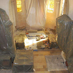 Innenrenovierung der Kirche 2011