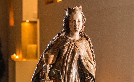 Von der heiligen Barbara am St. Barbara-Friedhof