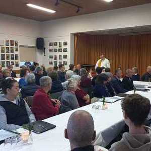 Agape im Pfarrsaal