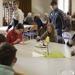 Pfarrcafé der Firmlinge