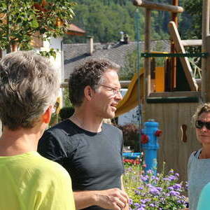 Führung von Bruder Juri im Europakloster Garten