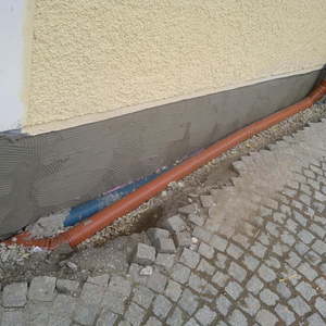 Foto: © Pfarre Oberkappel; Sanierung der Friedhofsmauer 2015