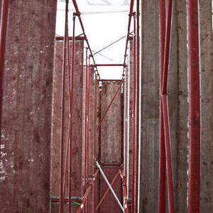 erste Fotos von der Dachstuhlsanierung