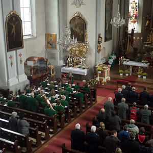 Kriegerehrung und Friedhofsegnung