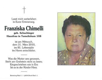 Franziska Chimelli