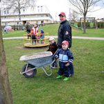 Arbeiten am Familienspielplatz
