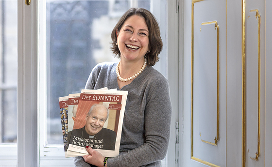 Sophie Lauringer neue Vorsitzende der katholischen Publizisten / © Erzdiözese Wien/ Stephan Schönlaub Sophie Lauringer neue Vorsitzende der katholischen Publizisten