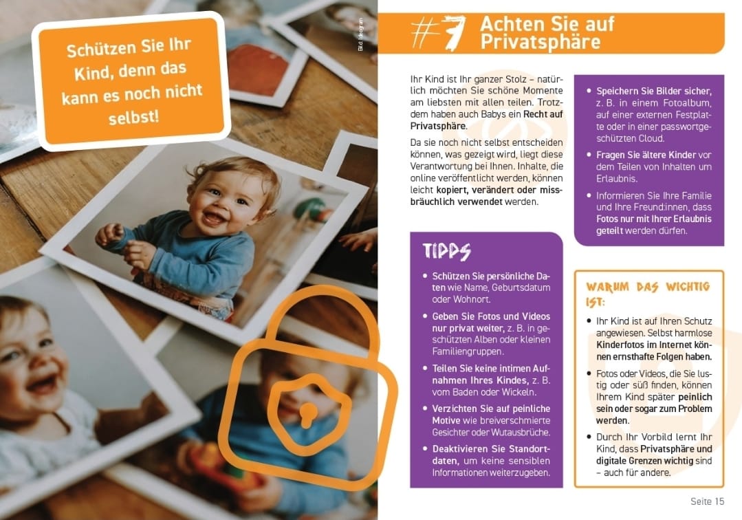 Achten Sie auf Privatsphäre