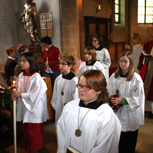 Amt und Osterkerzenverkauf