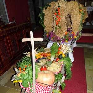 Erntekrone-Erntewagen