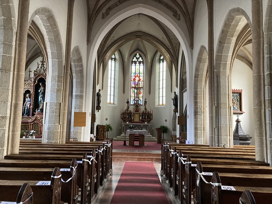 Innenansicht unserer Pfarrkirche St. Margaretha