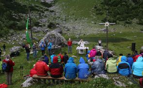 Bergmesse 2016 des Alpenvereins auf der Wurzeralm