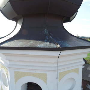 Turmhelm und Hozkonstruktion