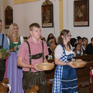 Erntedankfest mit Pfarrfoto
