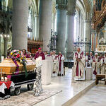 Wilhelm Vieböck beim Requiem für Prälat Mayr