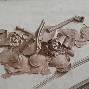 Stuck auf der Orgelempore: Musik-instrumente von Franz Joseph Ignaz Holzinger