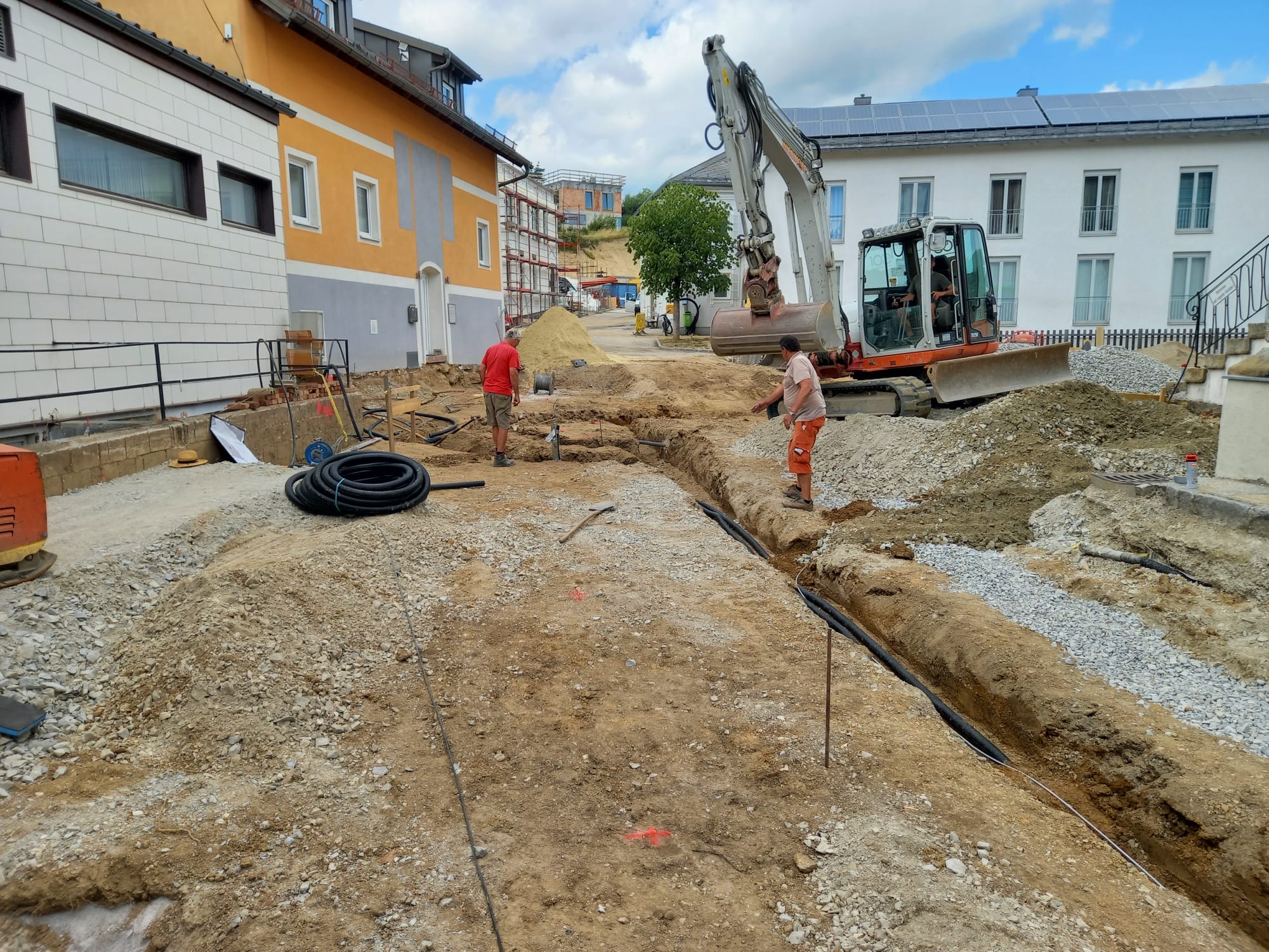 Grabungsarbeiten / Elisabeth Kriener