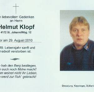 gestorben am 29. August 2010