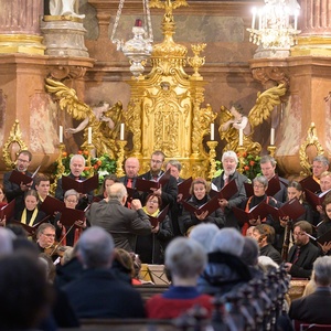 Martha Hirschmann, Bernd Lambauer, Chor des Konservatoriums für Kirchenmusik der Diözese Linz und Barockensemble Linz unter der Leitung von Wolfgang Kreuzhuber