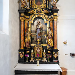 Josefsaltar, linker Seitenaltar