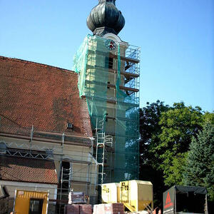 Außenrenovierung Pfarrkirche 2005